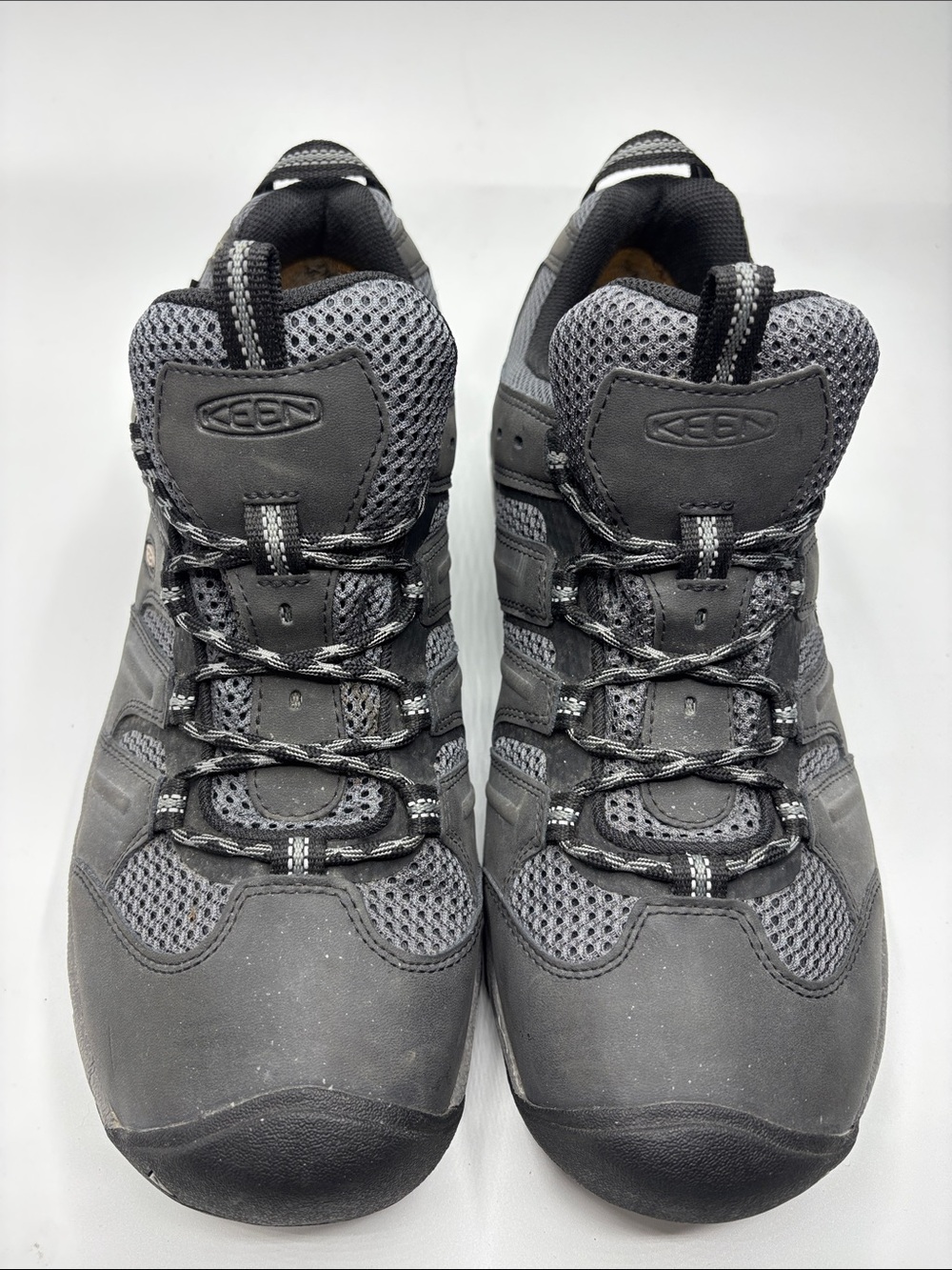 Keen Outdoor Men's Size 11.5 Koven KeenDry Waterproof Hiking Shoes Gray Black